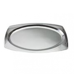 Hammered Rim Oval Tray ,